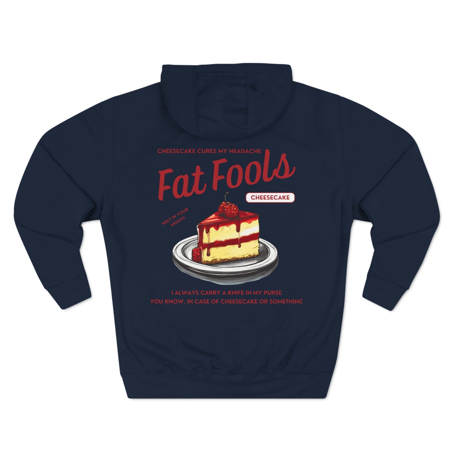 Foodie - Cheesecake Cures My Headache (Raspberry Version) (Hoodie)